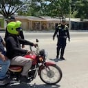 Policías en la zona del ataque