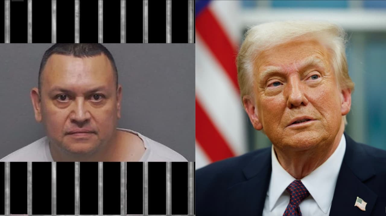 Fotografía tipo mugshot de Robert Herrera, presentada por la policía local tras su arresto por amenazas en Facebook contra Trump.