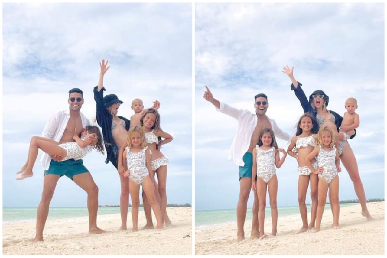 Falcao y familia