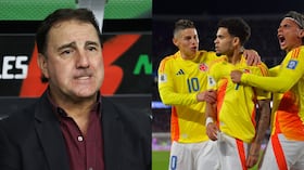 Néstor Lorenzo, James Rodríguez, Luis Díaz y Richard Ríos.