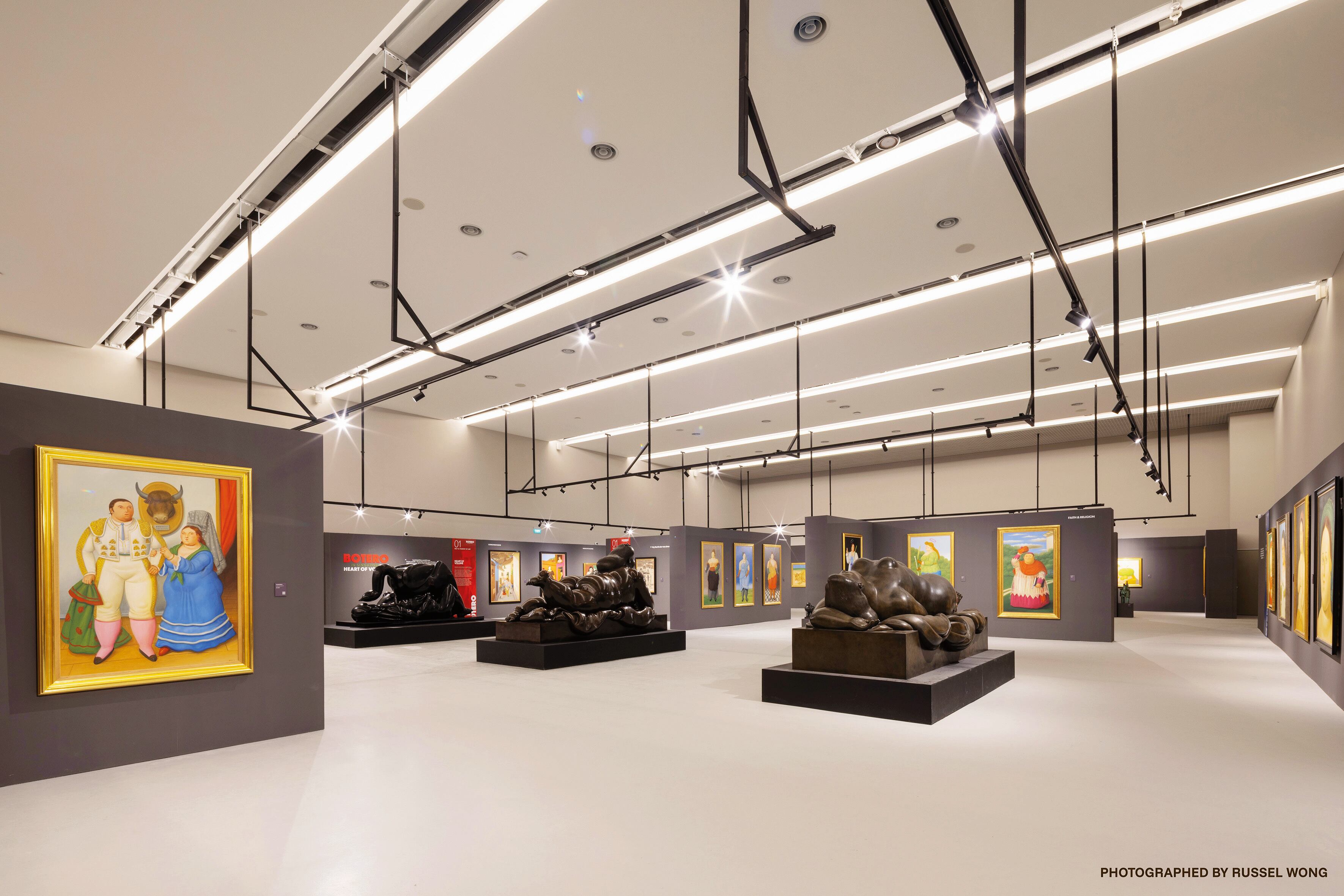 La muestra tiene lugar en el IMBA Theatre, que hace parte del parque Gardens by the Bay, uno de los sitios más visitados del planeta.