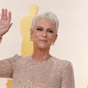 Jamie Lee Curtis arrives at the Oscars on Sunday, March 12, 2023, at the Dolby Theatre in Los Angeles. (Photo by Jordan Strauss/Invision/AP)