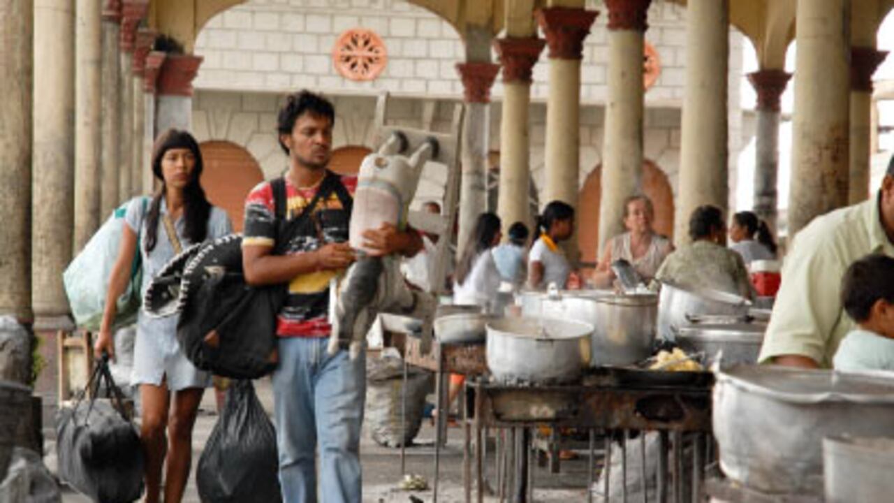 El fotógrafo Javier (Julián Román), un astuto dedicado al rebusque, viaja de Bogotá a la costa con su prima Marina (Paola Baldión) en busca de la tierra que les quitaron cuando niños.
