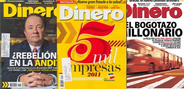 DINERO ganó 8 premios de periodismo entre 2009 y 2010.