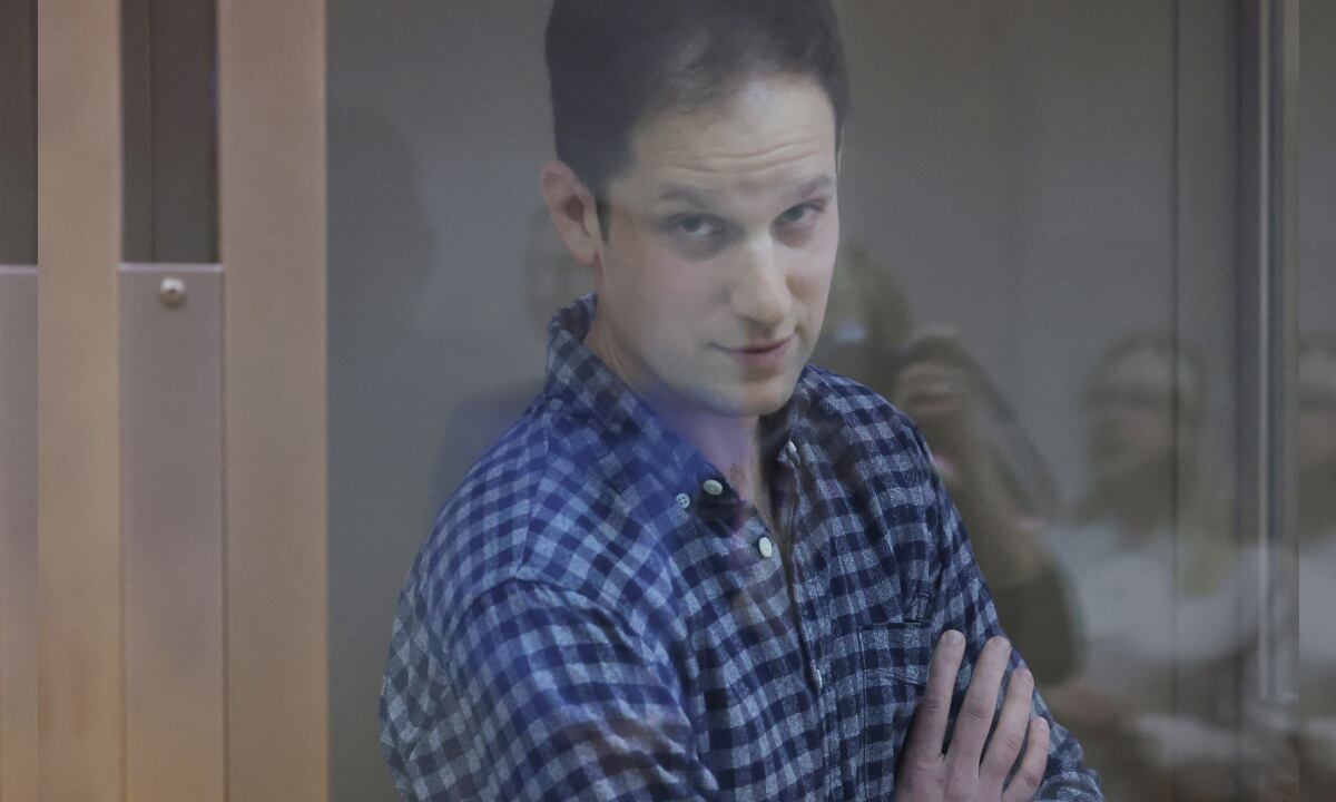 Evan Gershkovich, periodista estadounidense detenido en Rusia al haber sido acusado de espionaje.