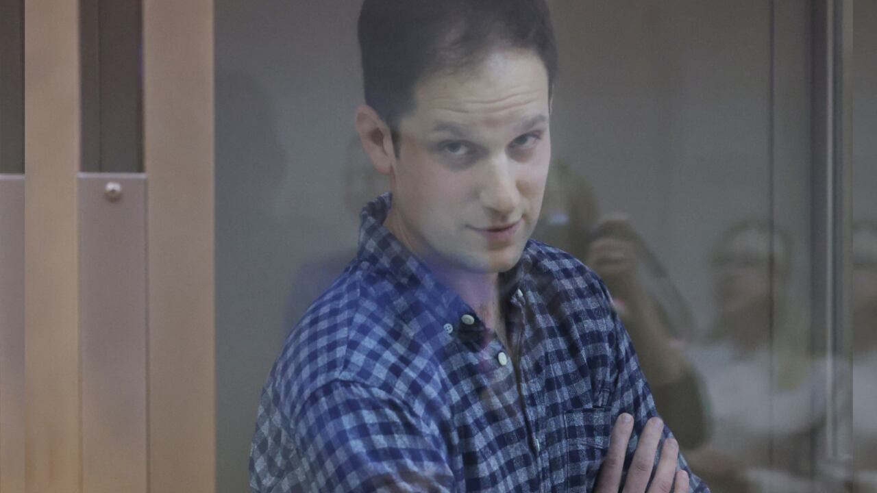 Evan Gershkovich, periodista estadounidense detenido en Rusia al haber sido acusado de espionaje.