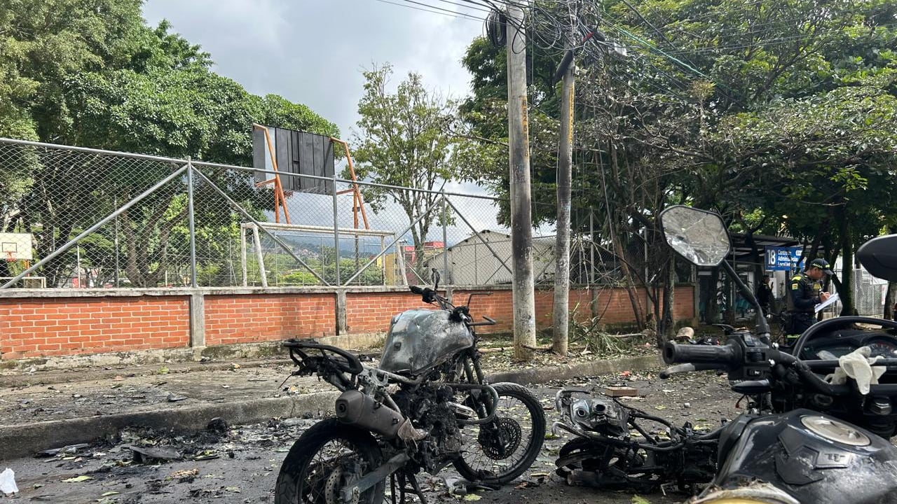 Explosión en estación de policía de Meléndez, Cali.