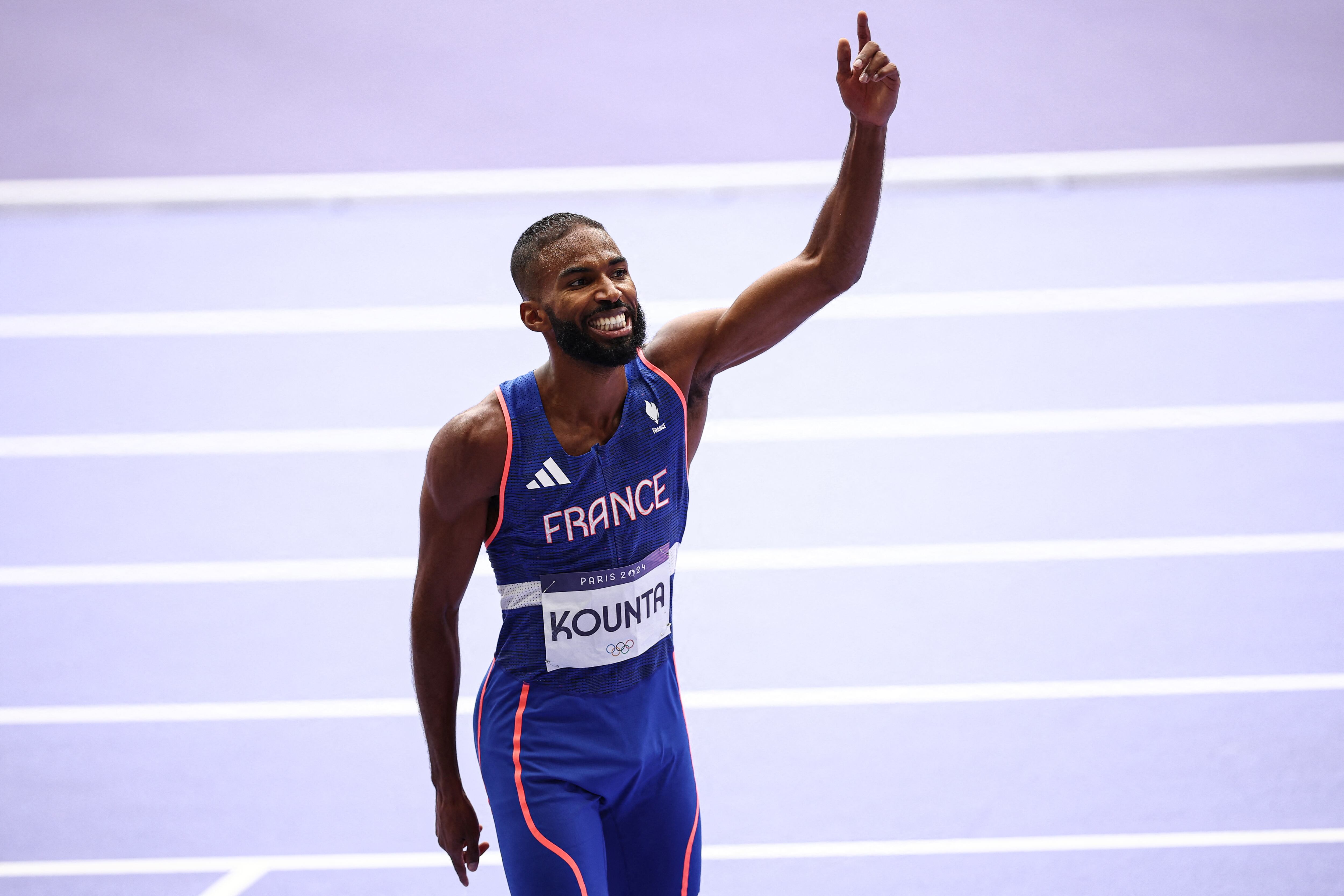 El atleta Muhammad Abdallah Kounta