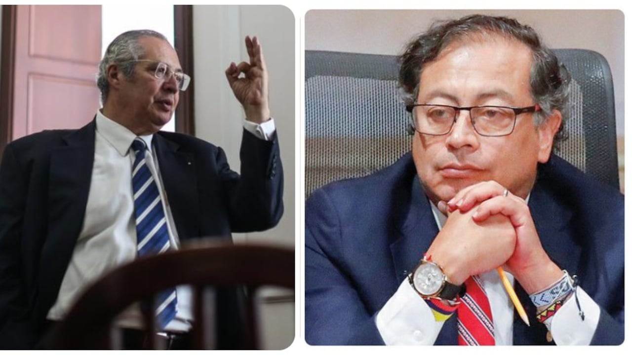 Iván Name y Gustavo Petro.