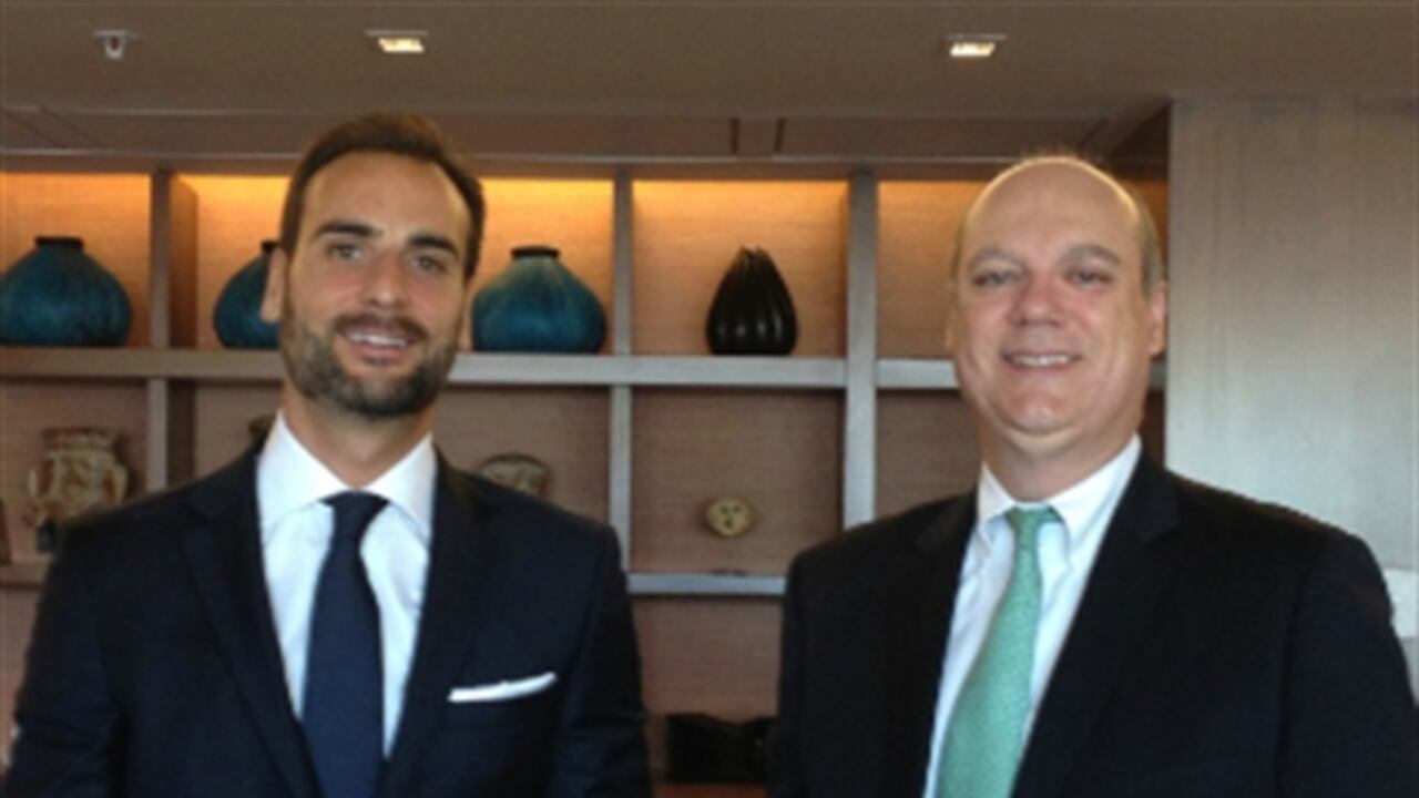 Antonio De Aspiazu, director de S&P Índices Dow Jones Latinoamérica y Alexander J. Matturri, chief executive officer