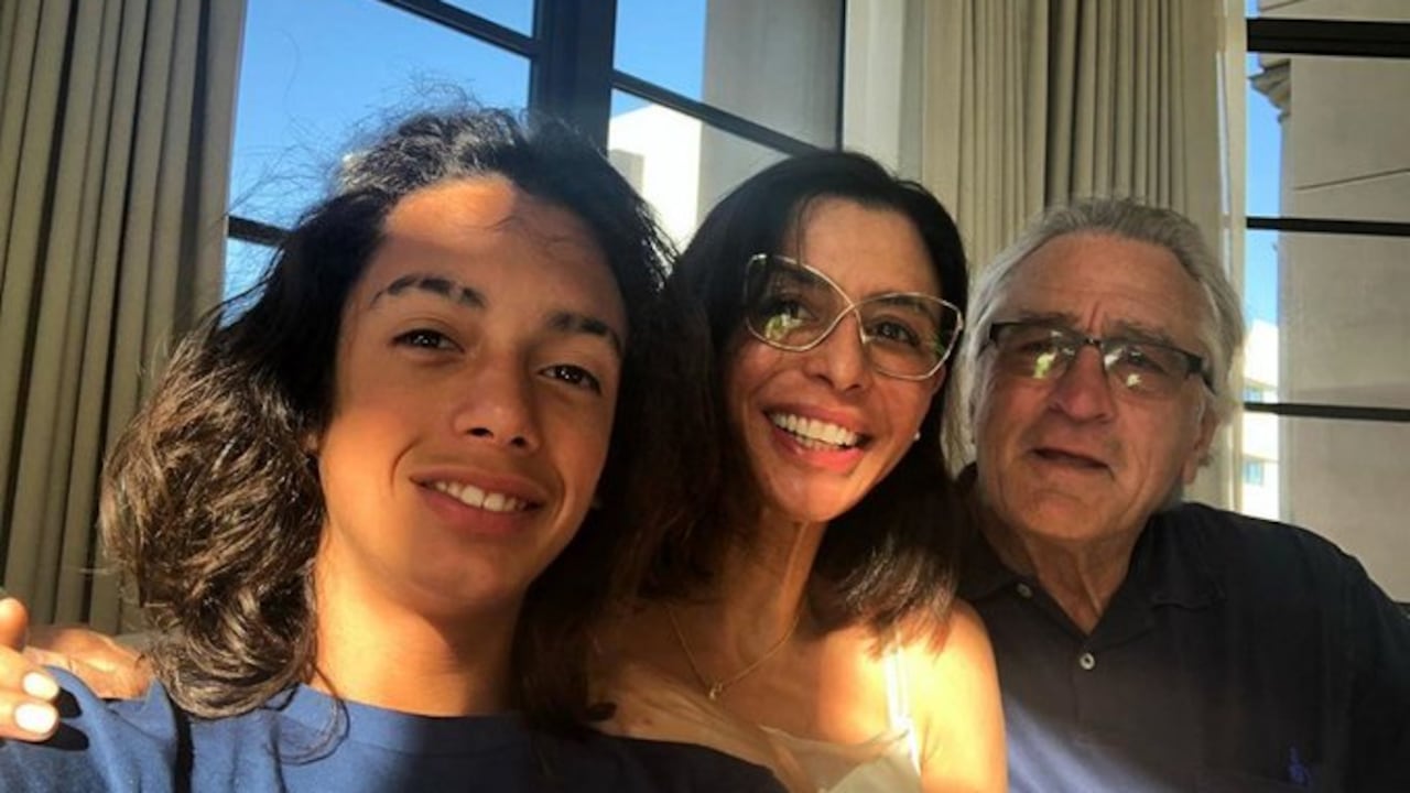 Robert de Niro con su nieto quien falleció el 2 de julio