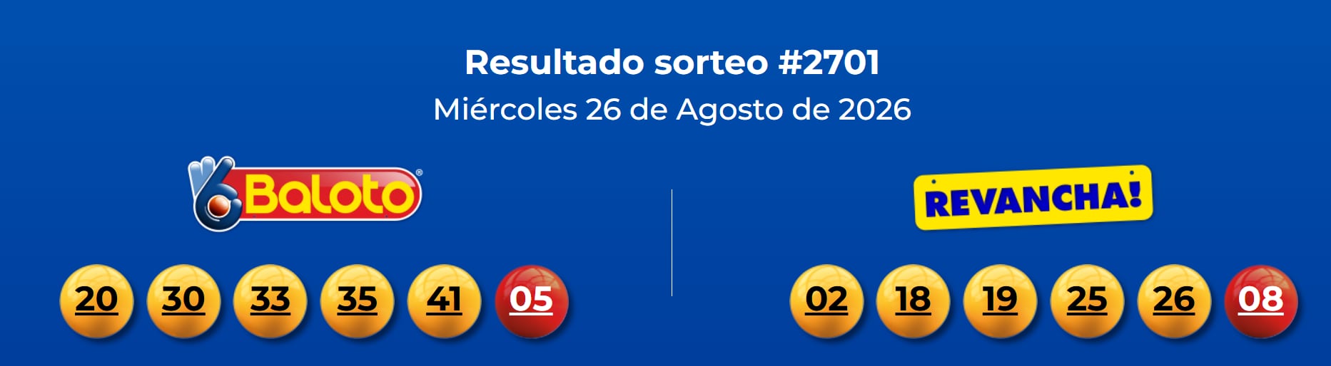 Cayó Baloto Revancha