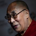 Archivo de dalái lama durante una conferencia de prensa en Irlanda del Norte el 11 de septiembre de 2017.