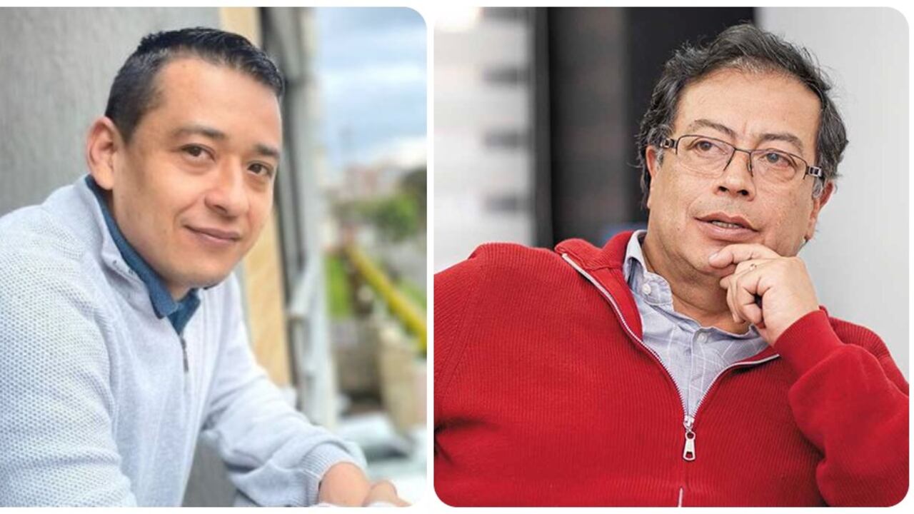 El ministro Arturo Luna y Gustavo Petro