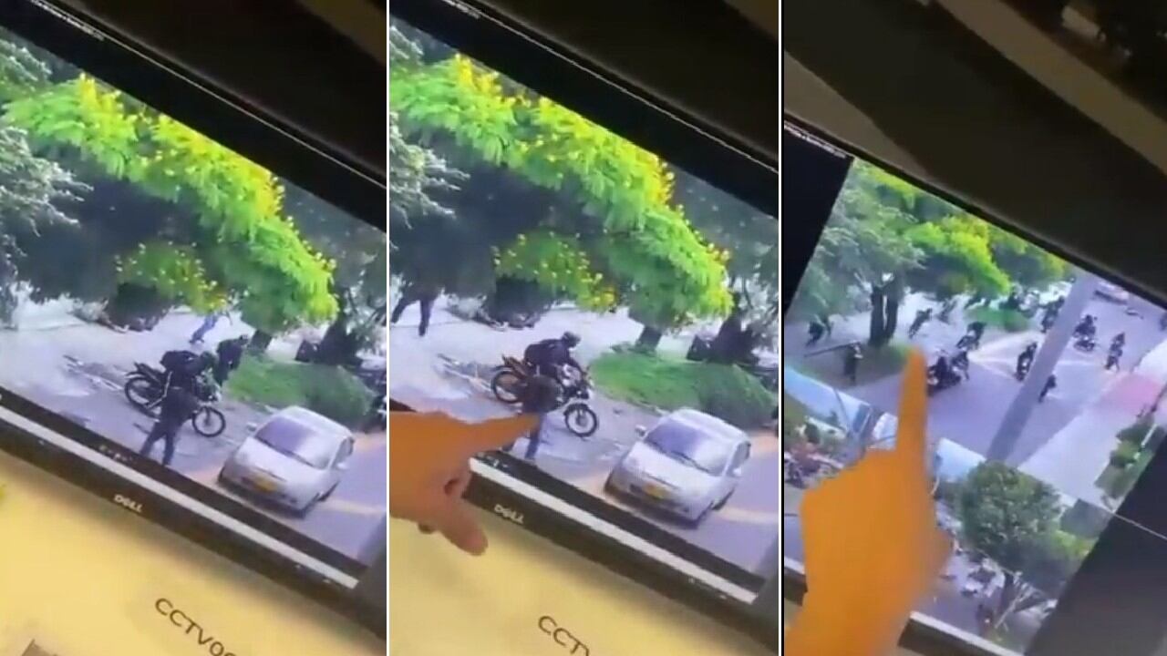 Con cámaras de seguridad se están recogiendo pistas para atrapar a los delincuentes que participaron en el hurto.