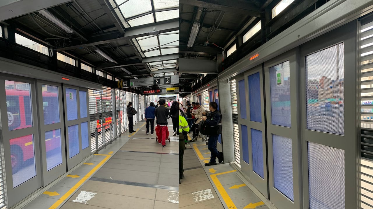 Nuevas puertas anti evasión en TransMilenio.