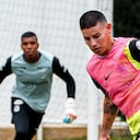 James Rodríguez entrena en Guarne