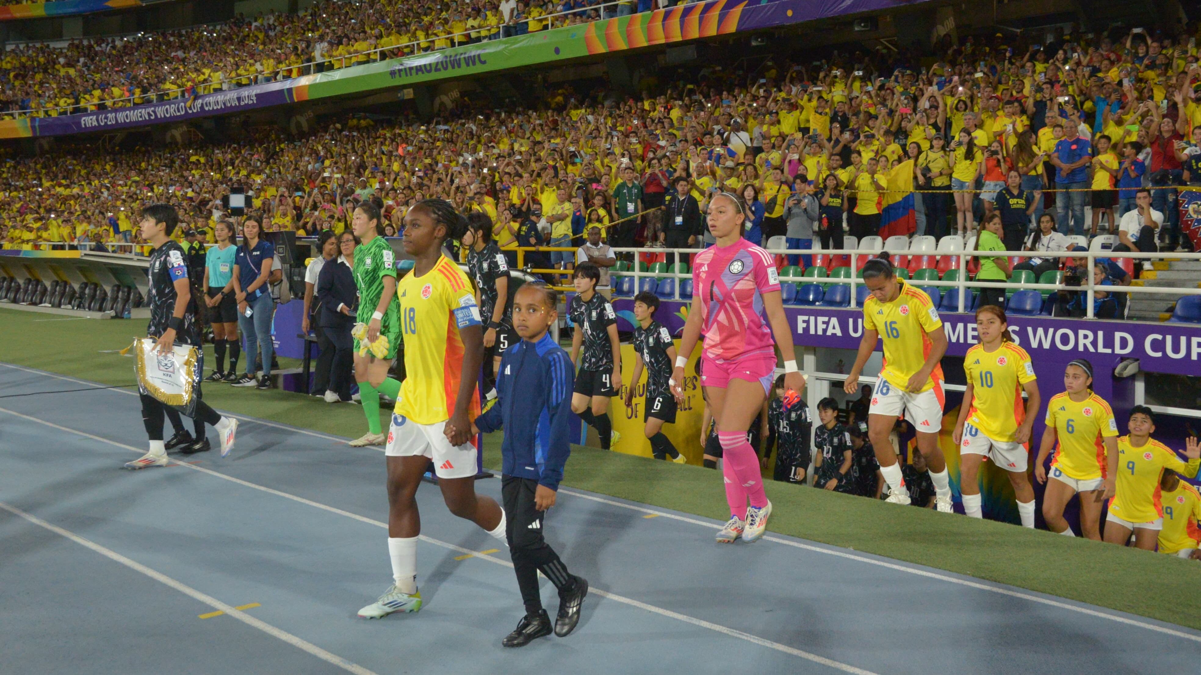 Colombia vs Corea del Sur - octavos de final - Mundial Femenino Sub-20 - Estadio Pascual Guerrero