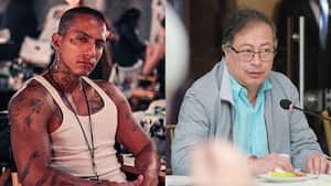 Daiky Gamboa y Gustavo Petro