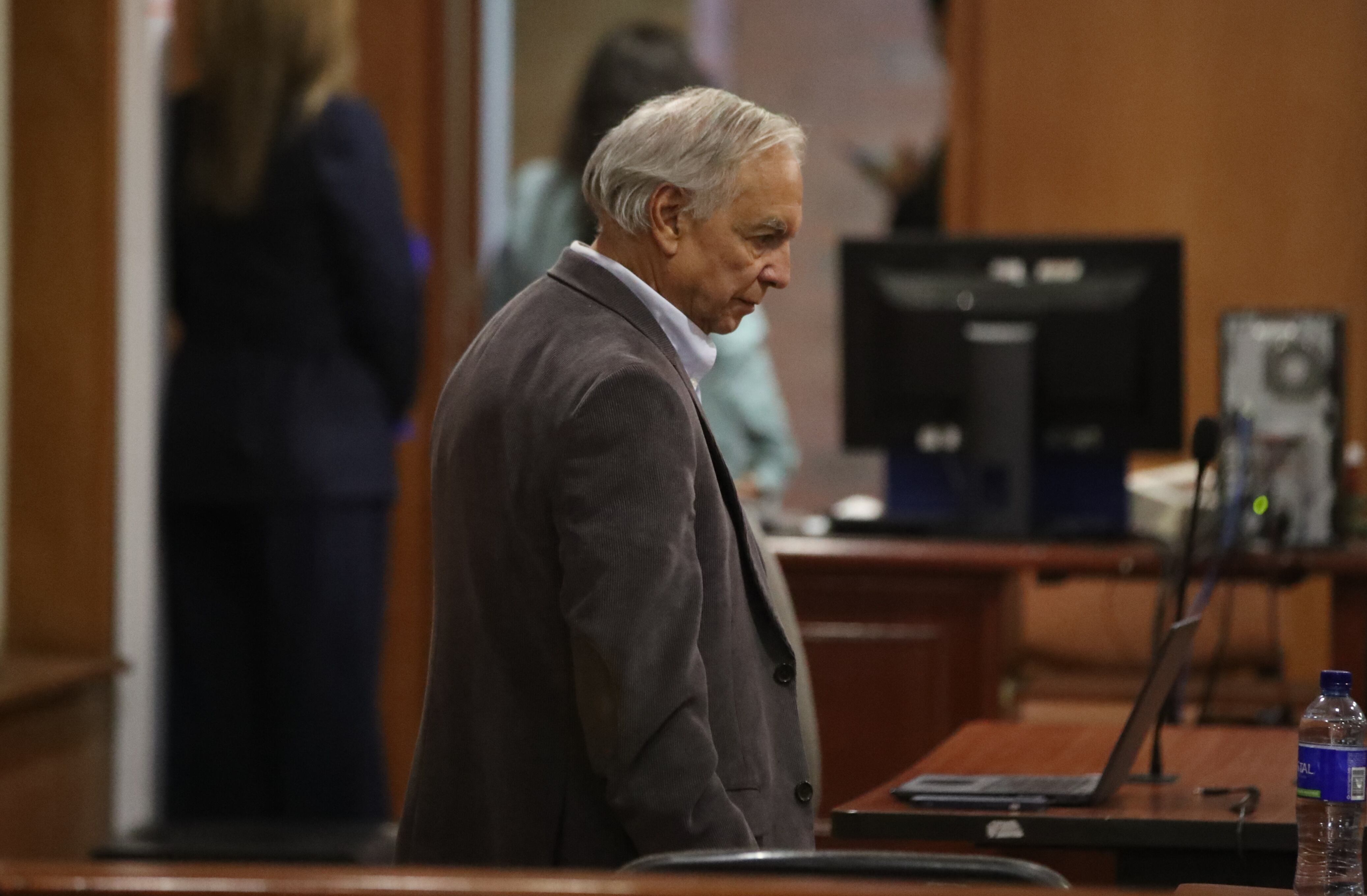 Exministro de hacienda Ricardo Bonilla en audiencia en Sala Penal del Tribunal Superior de Bogotá.