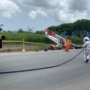 Autoridades como la Defensa Civil, la Policía y los bomberos de dicho aeropuerto hacen presencia en la zona del accidente con el fin de atender la emergencia.