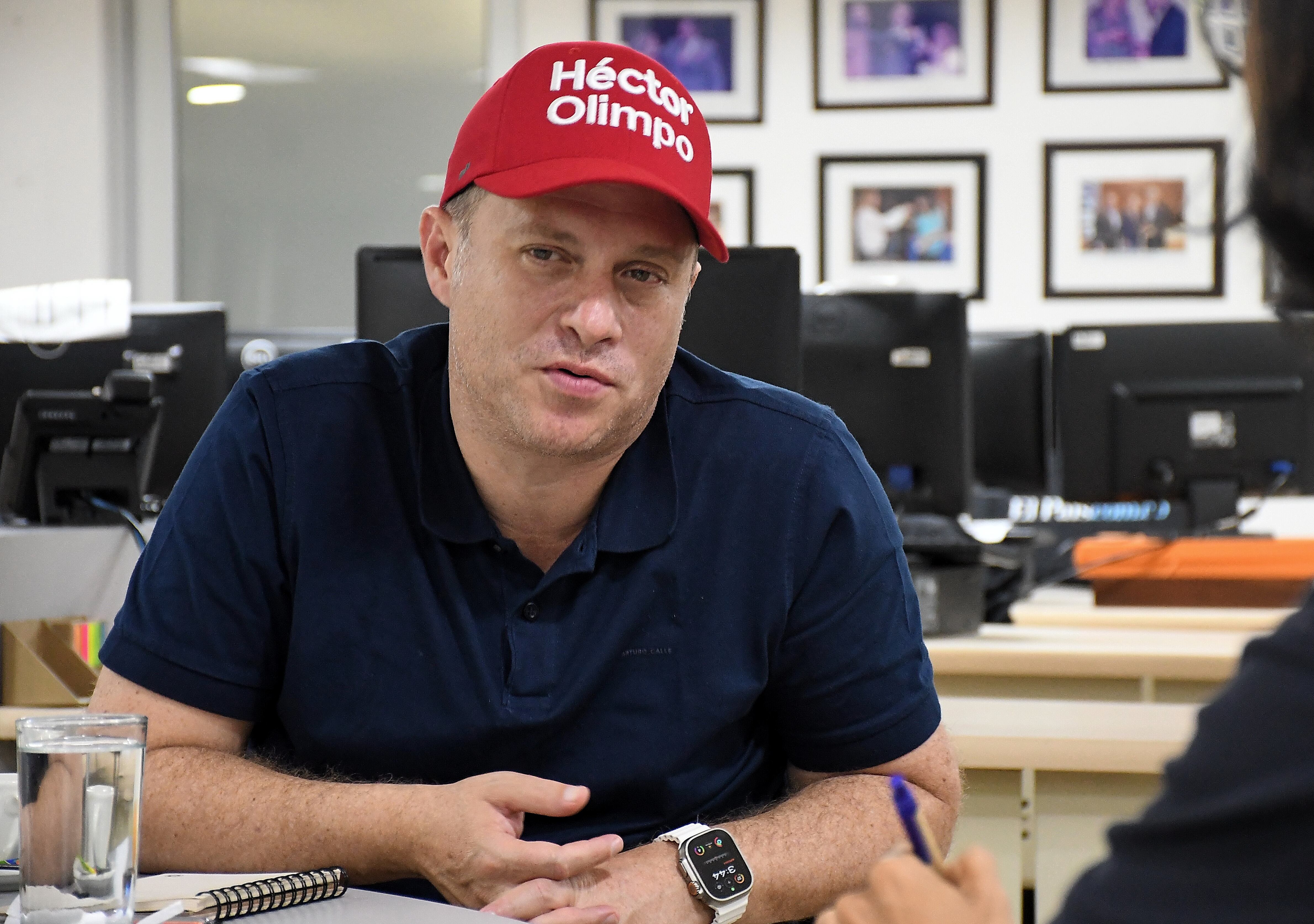 Cali: Héctor Olimpo Espinoza, candidato presidencial. Foto José L Guzmán. EL País.