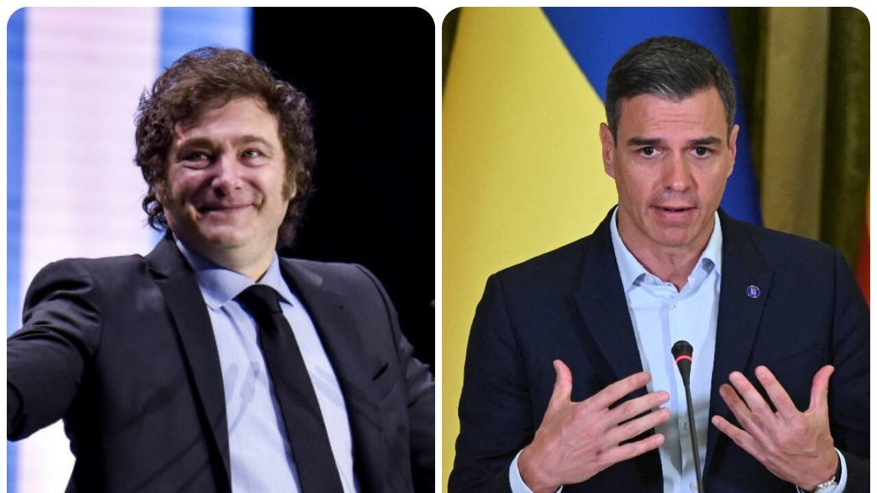España llama a consultas a su embajadora en Argentina por críticas de Javier Milei a la esposa de Pedro Sánchez.
