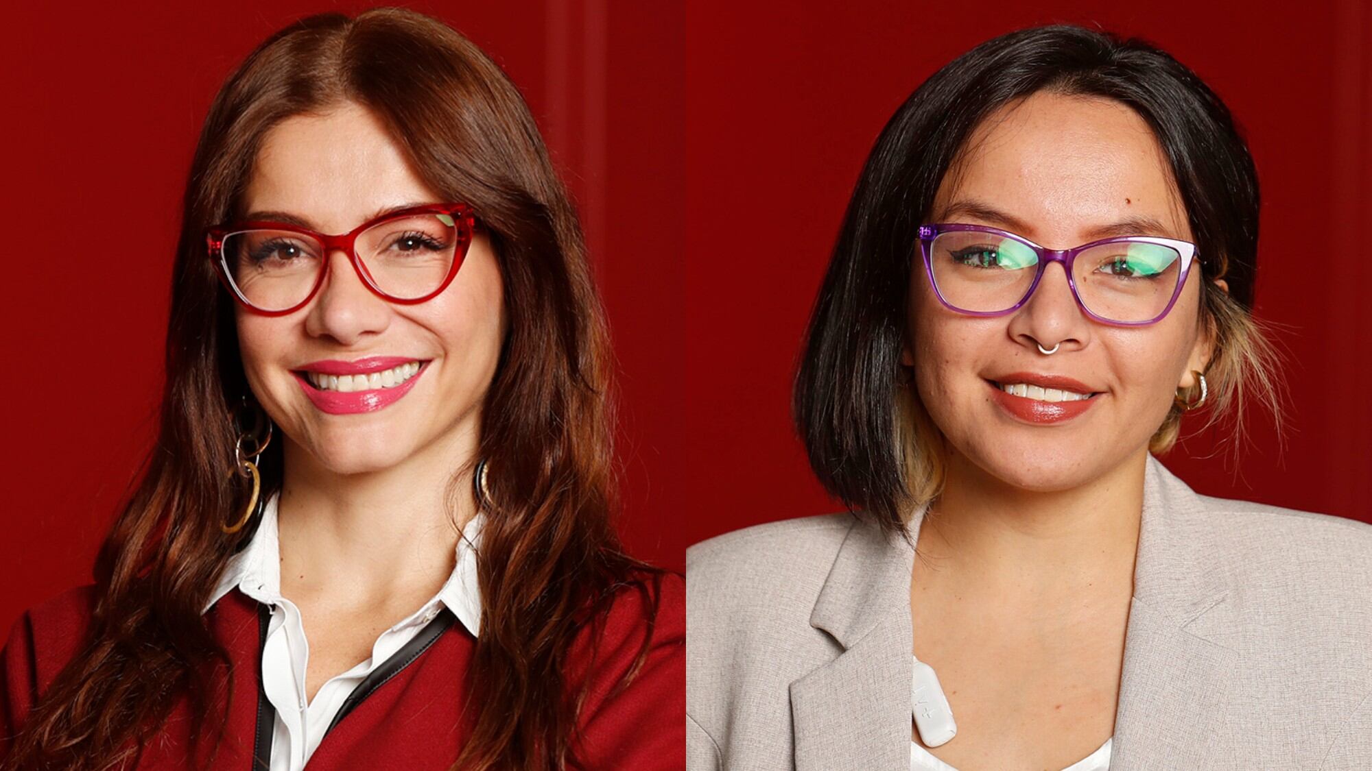 Catherine Juvinao y Jennifer Pedraza.