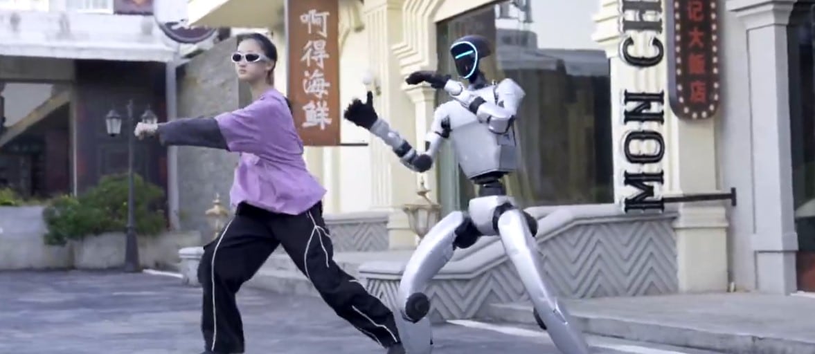 Robot G1 realiza movimientos como si se tratase de un maestro en Kung Fu