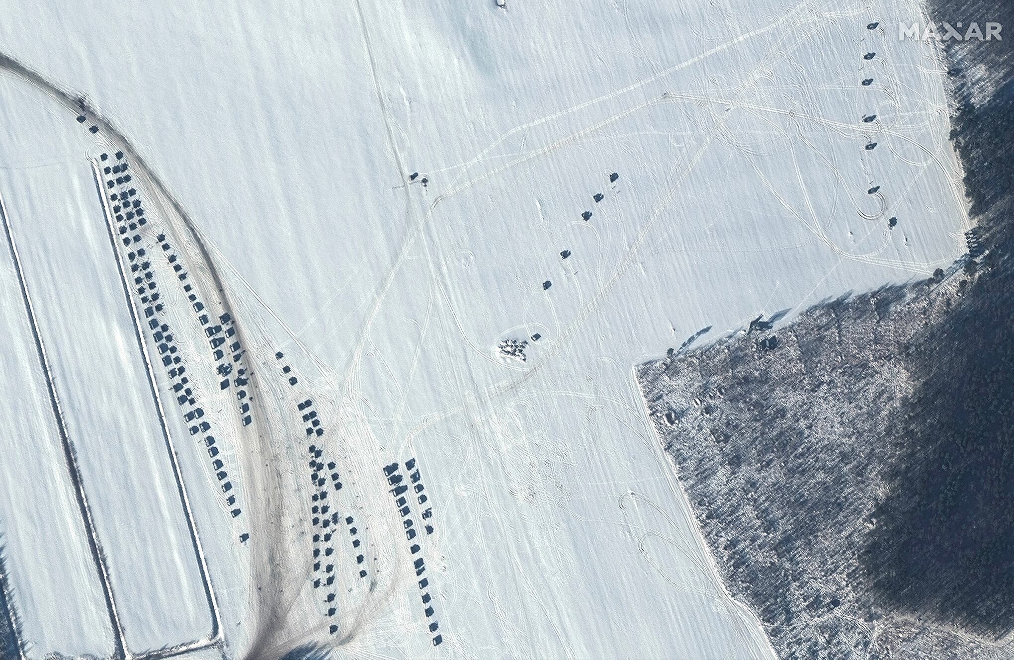 En imágenes : fuerzas rusas cerca de Ucrania