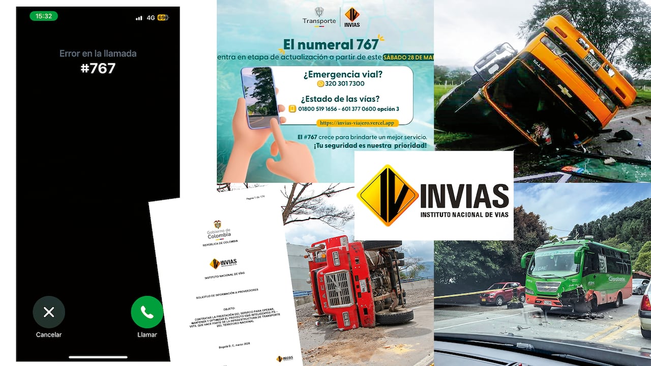 El aumento de la siniestralidad vial en Colombia coincide con la caída de la línea #767, inhabilitada en plena Semana Santa por problemas presupuestales, fallas contractuales y falta de planeación en Invías.