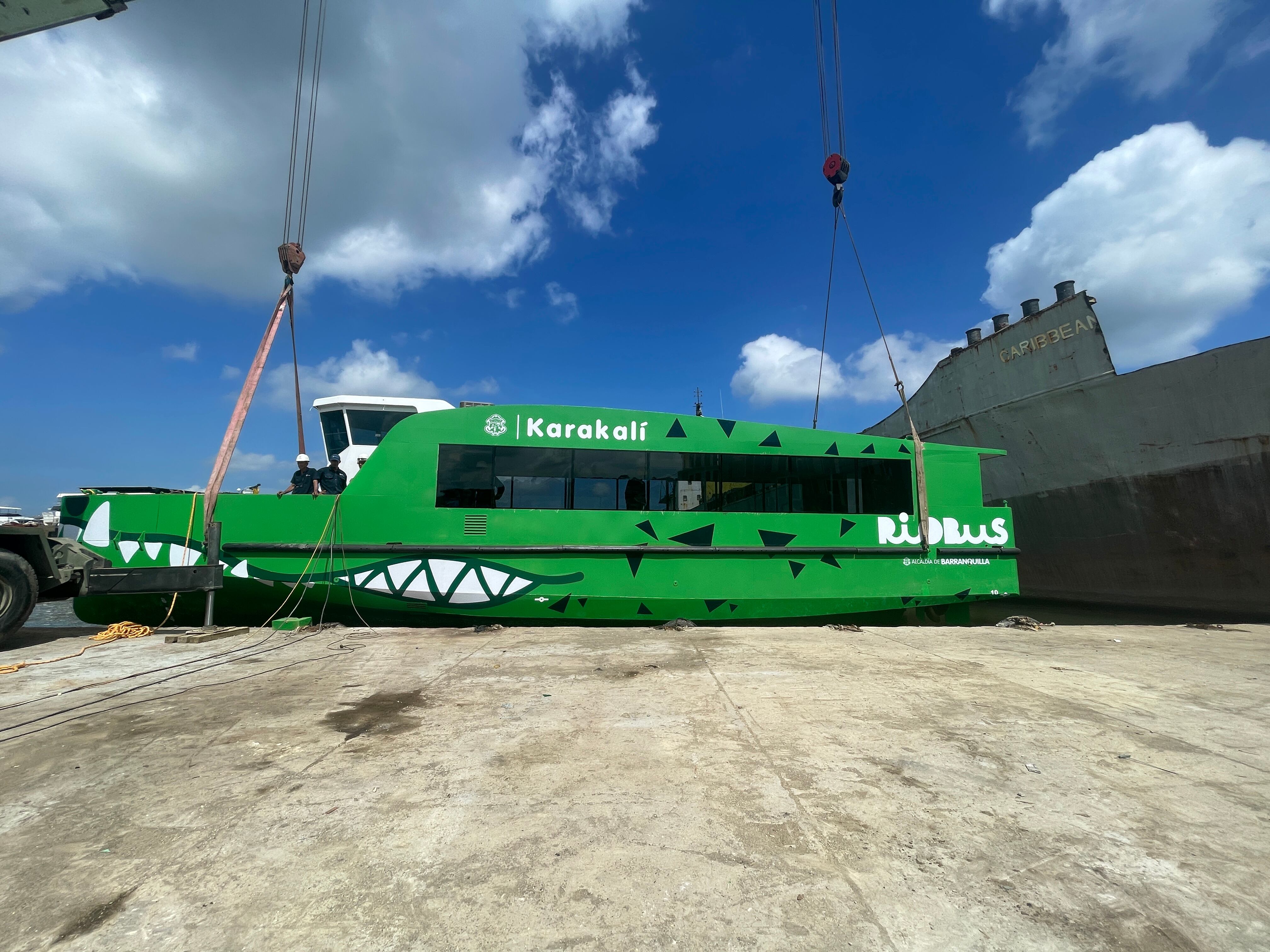 El RíoBus es una embarcación Diesel con un consumo bajo en emisión