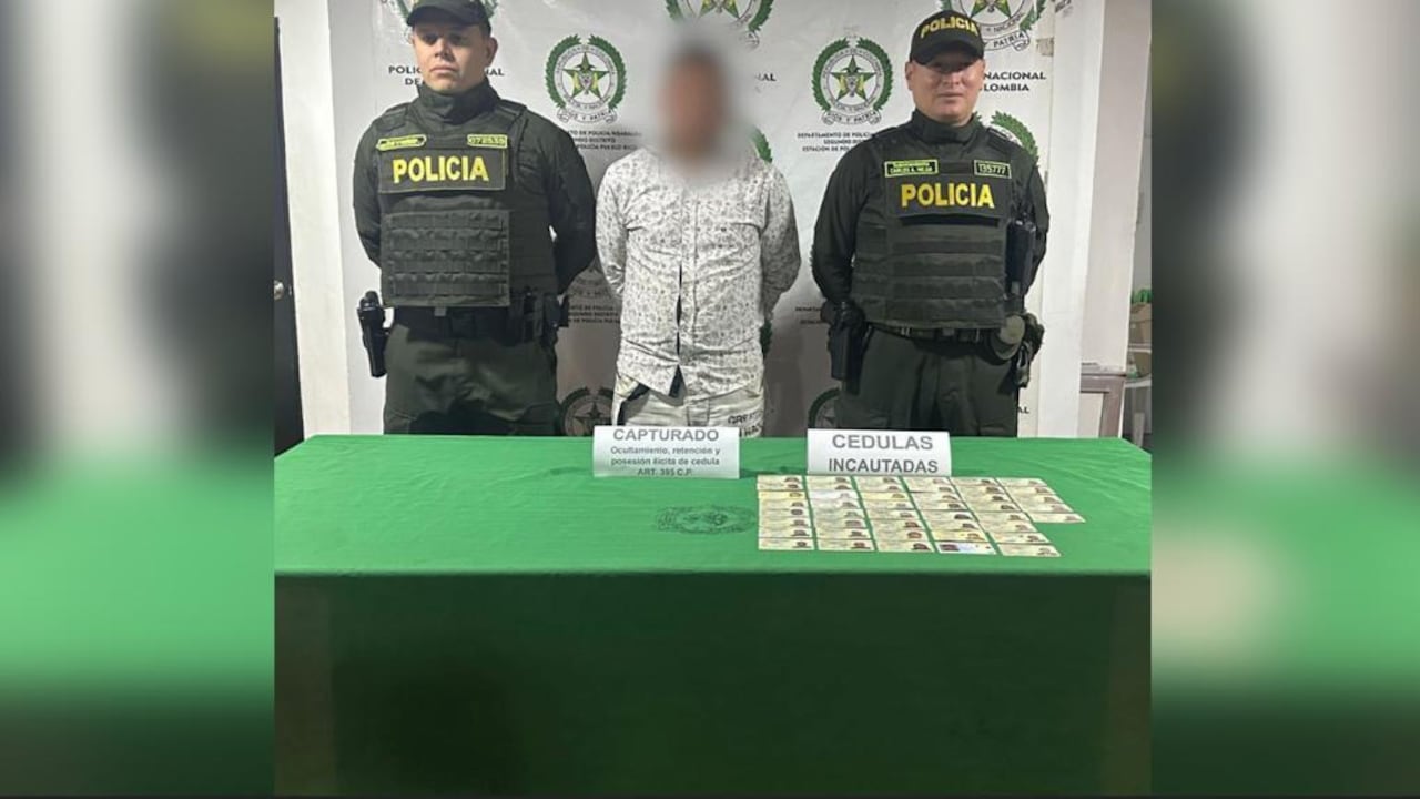 Captura de indígena con 45 cédulas inscritas en Risaralda.