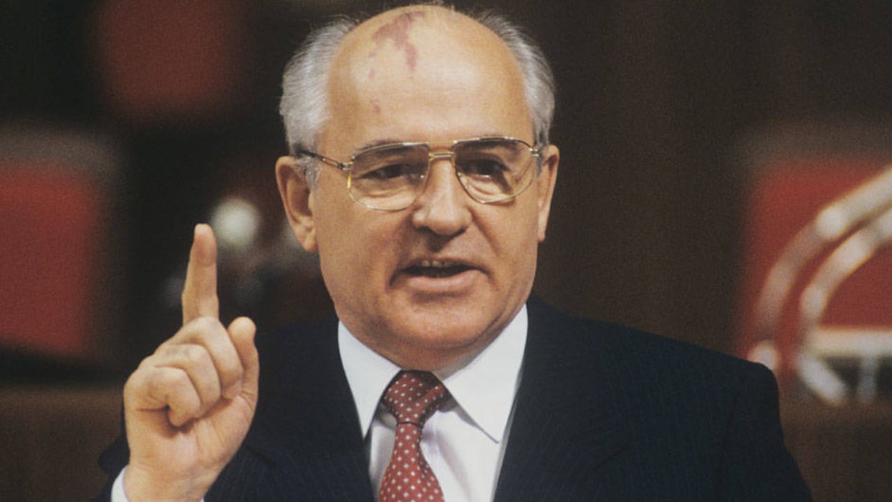 Mijaíl Gorbachov cuando gobernaba la Unión Soviética. Foto: AFP