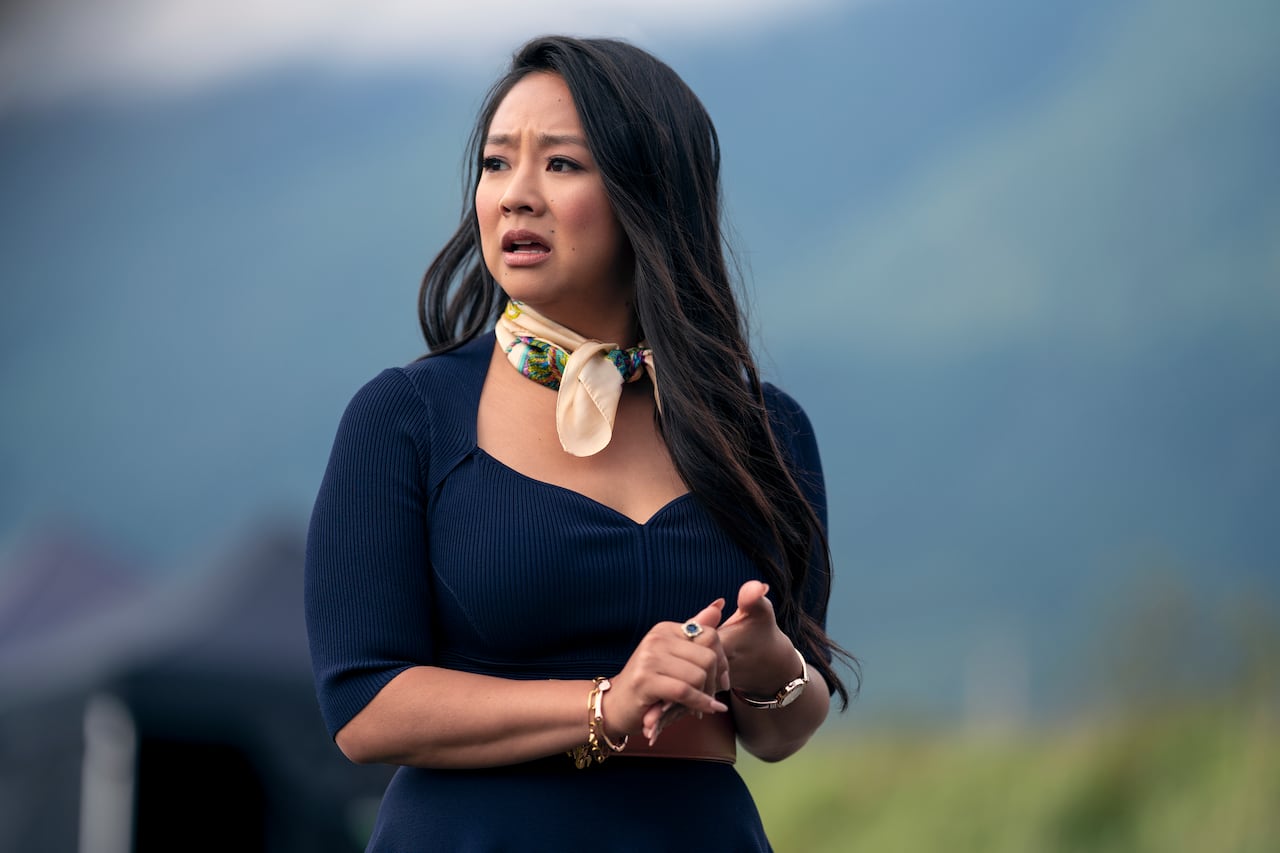 Stephanie Hsu as Kat in Joy Ride. Photo Credit: Ed Araquel