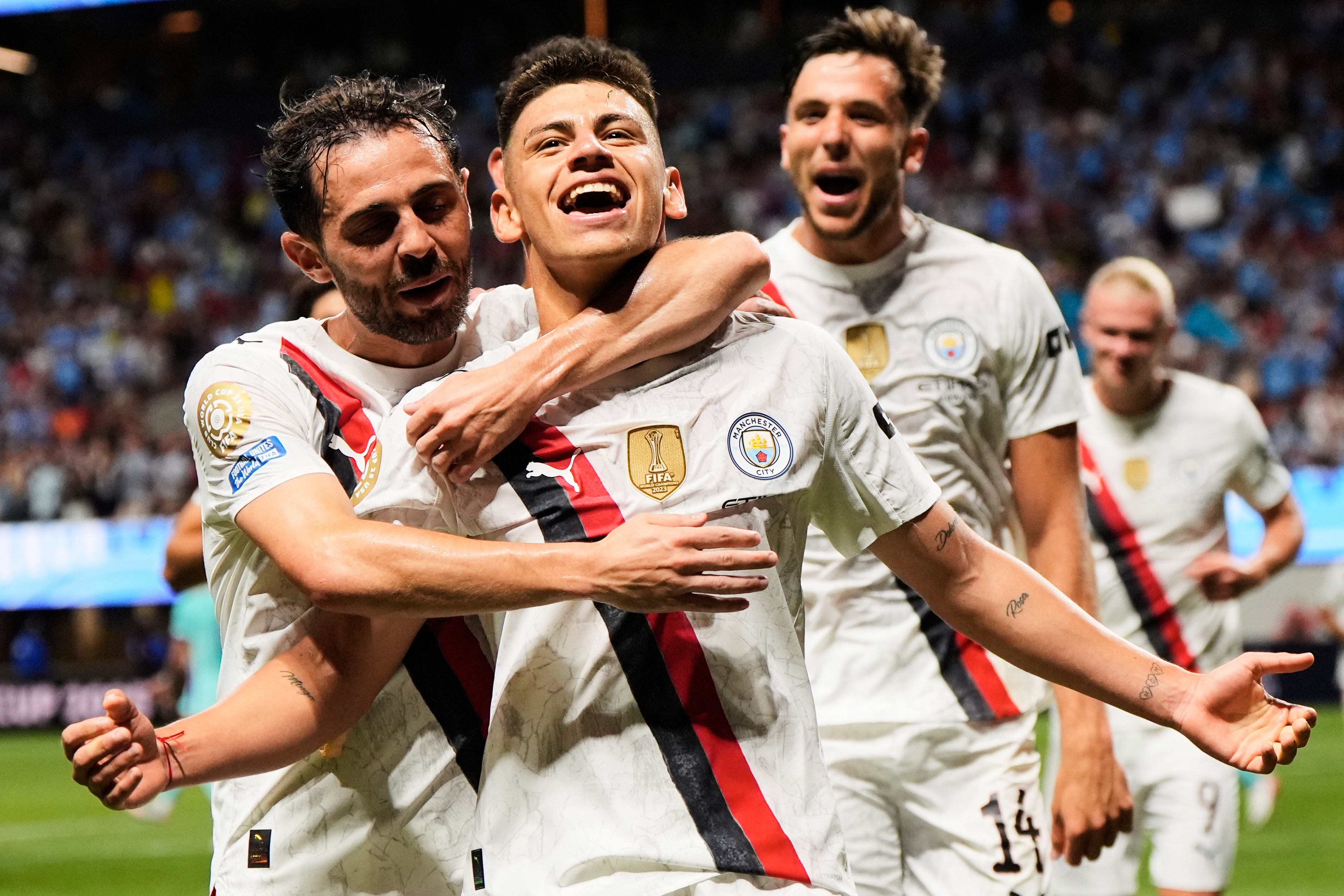 El City ganaba tranquilo y cómodo de cara al segundo tiempo.