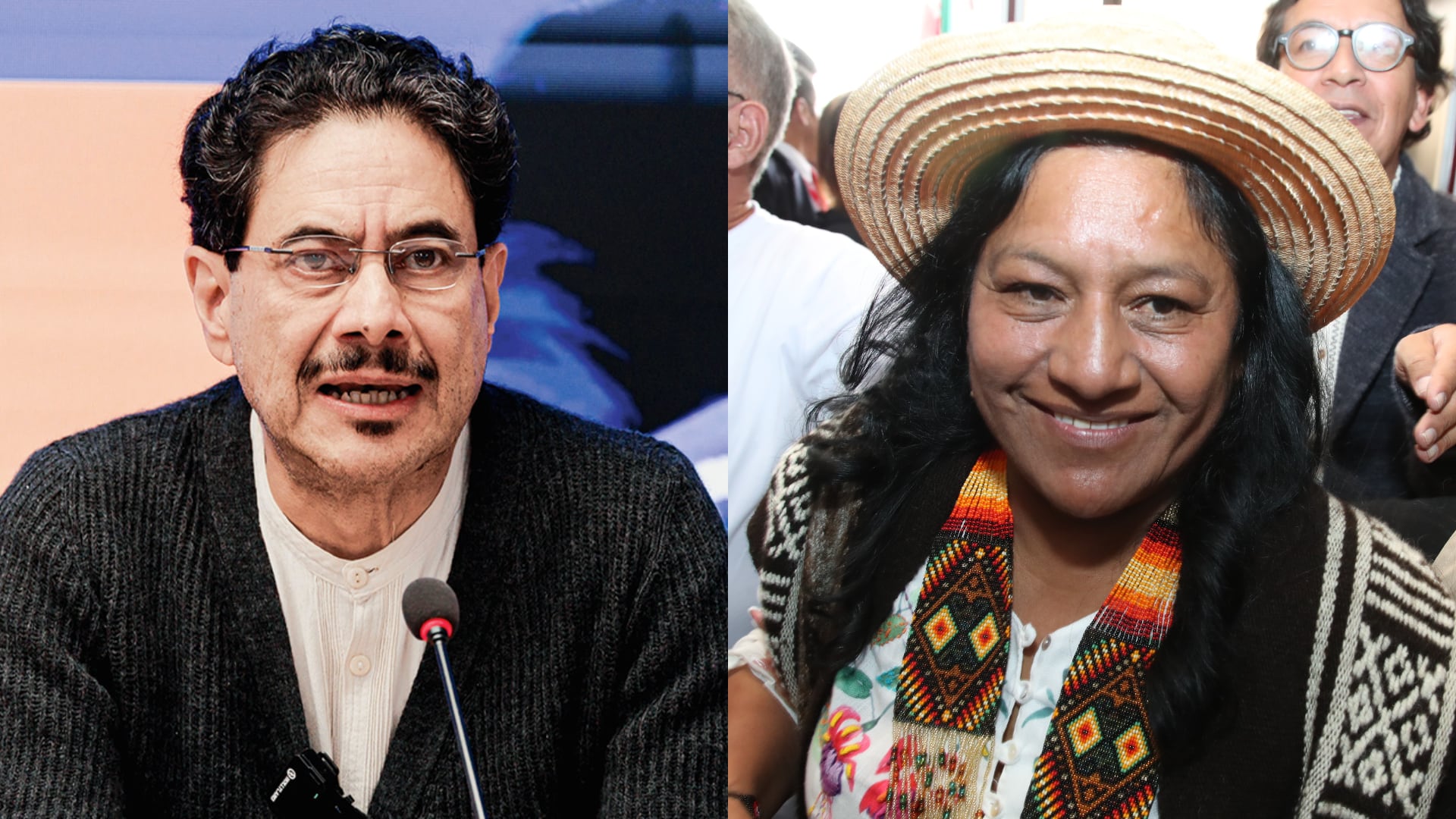 Iván Cepeda y Aida Quilcué