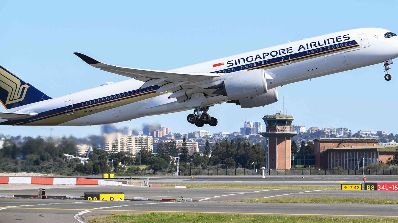 Aviones de la aerolínea Singapore Airlines están siendo usados como restaurantes en medio de la crisis por la pandemia