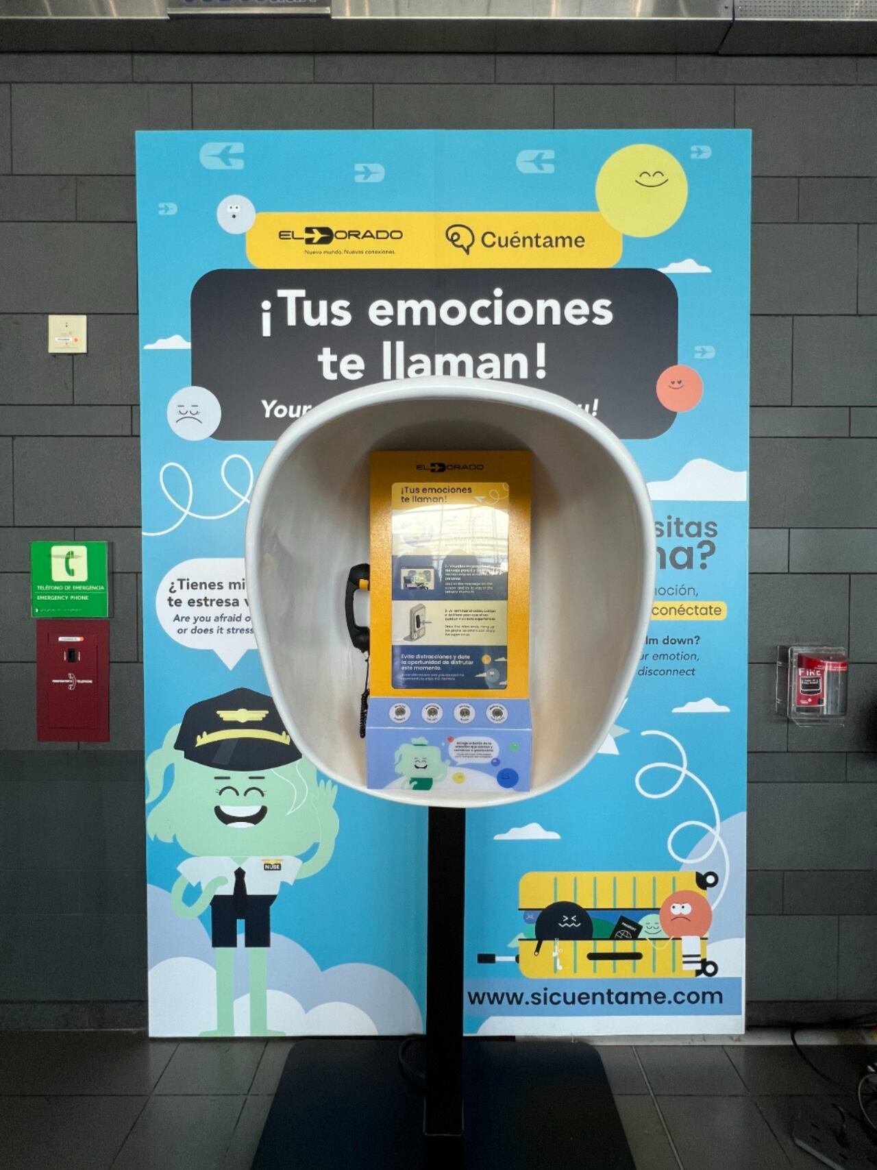 Aeropuerto el Dorado lanza cabinas de apoyo emocional para brindar ayuda a los viajeros: conozca cómo funcionan