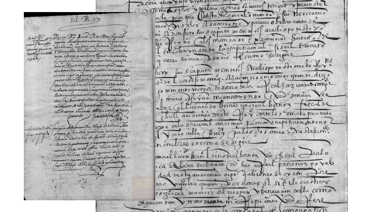 Manuscritos del siglo XVI, nada menos que fascinantes.