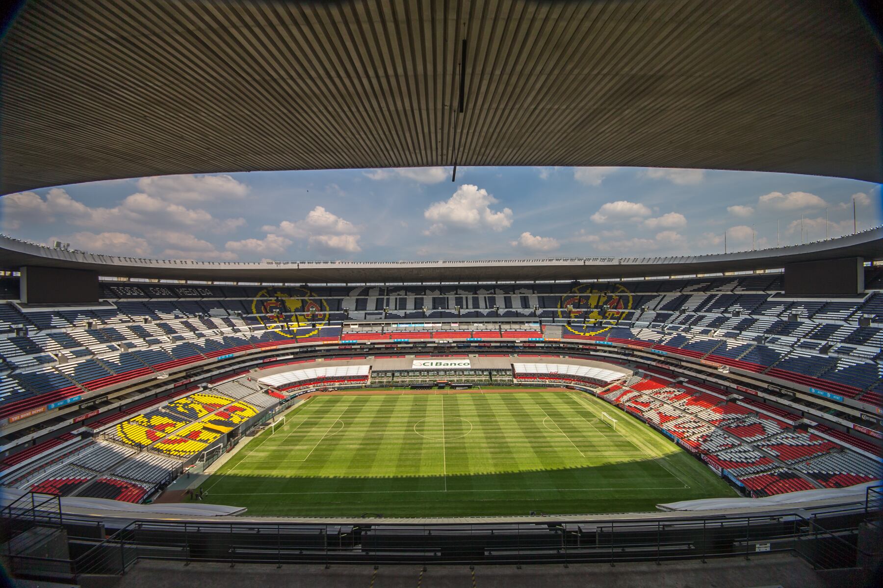 Imagen del estadio Azteca de Ciudad de México, lugar del encuentro final.