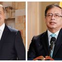 Marcos Daniel Pineda y Gustavo Petro.