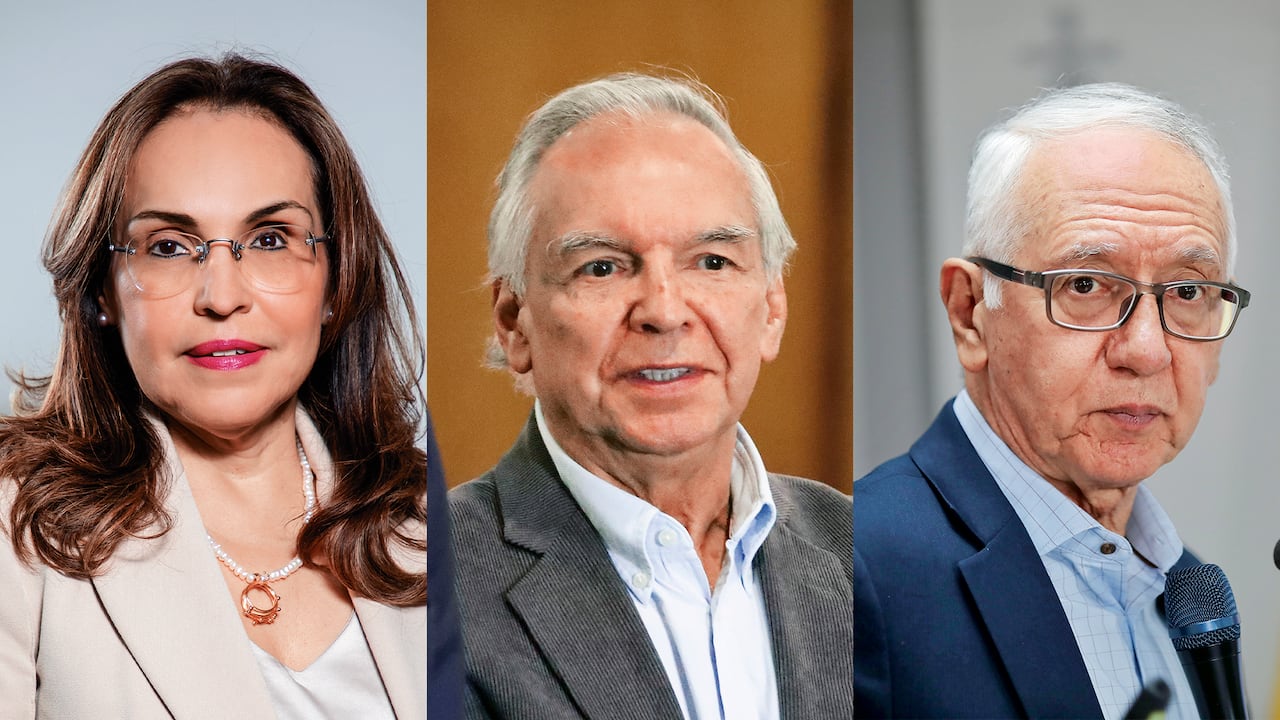 Viviane Morales, Ricardo Bonilla y Guillermo Alfonso Jaramillo.
