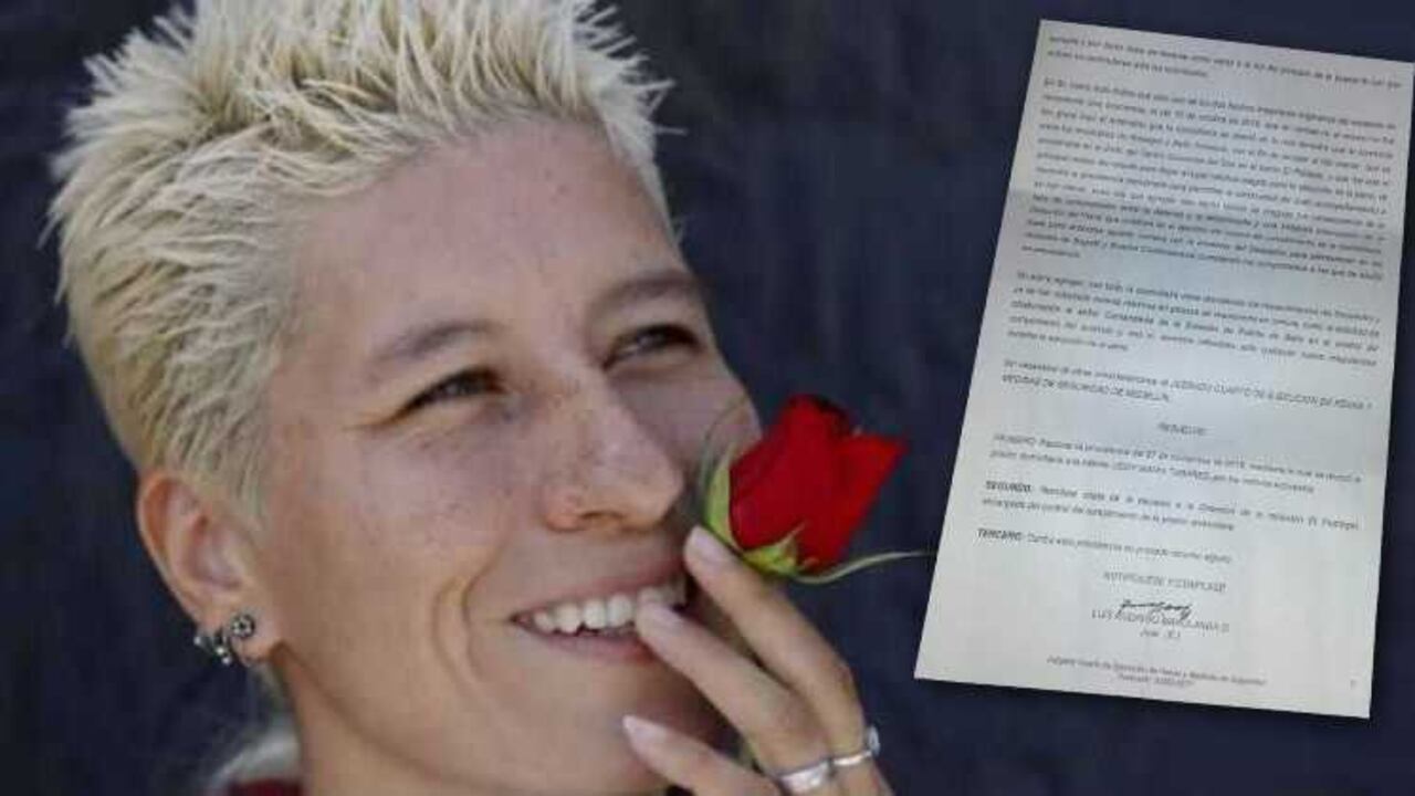 Lady Tabares purga una condena de 26 años.