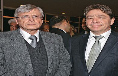 Jorge Humberto Botero y Bruce Mac Master.