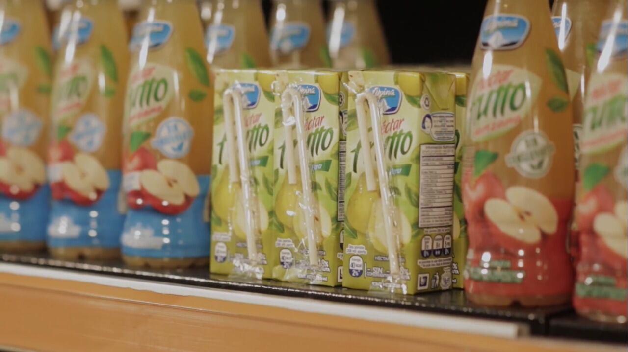 Alpina empezará a utilizar pitillos de papel en sus productos de caja, empezando este año con su marca Frutto.