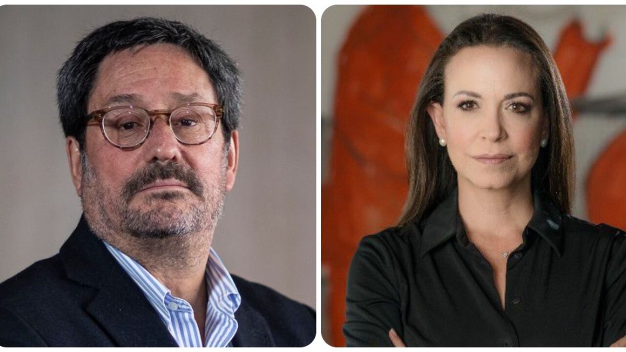 Francisco Santos y María Corina Machado.