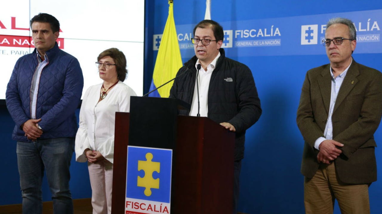 El fiscal general asegura que esta entidad no tenía desde antes los audios/Foto: Fiscalía General