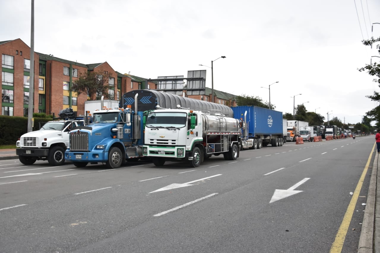 Paro Nacional paro camionero bloqueos en las vías