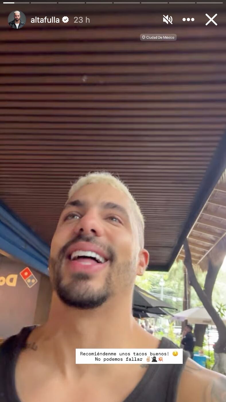 Altafulla se encuentra en México y sus fans están preocupados por él, luego del asesinato de B King.